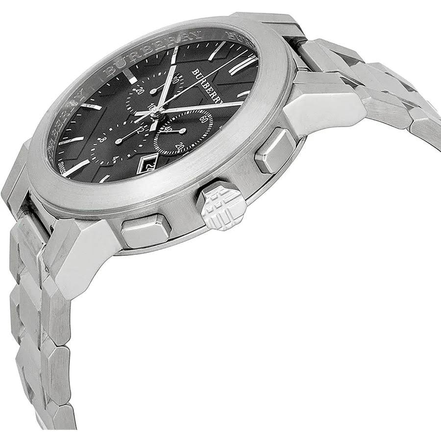 Montre Homme Burberry – Chronographe Acier Silver Swiss