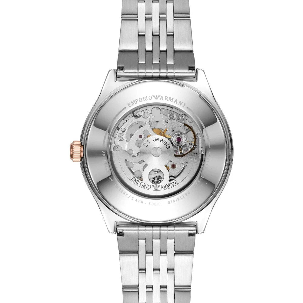Montre Homme Emporio Armani – Automatique Squelette Bicolore