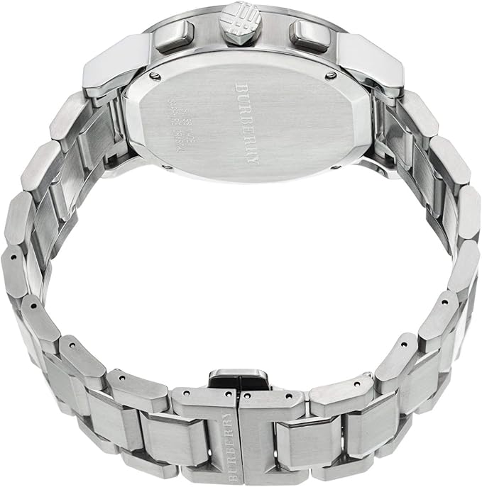 Montre Homme Burberry – Chronographe Acier Silver Swiss