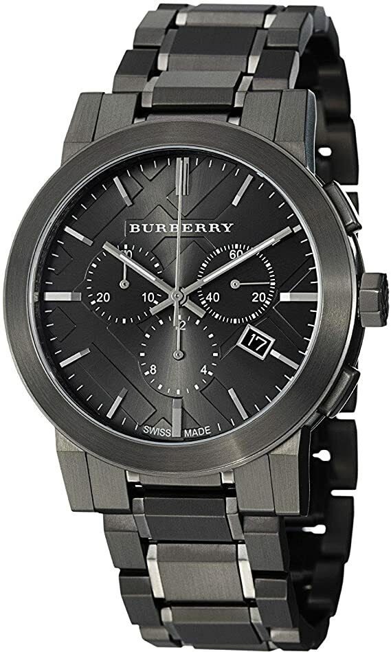 Montre Homme Burberry – Chronographe Acier Full Black Swiss Made