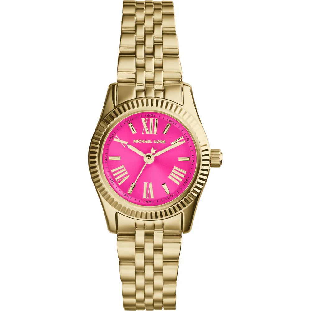 Montre Femme Michael Kors – Gold et Cadran Rose Fuchsia